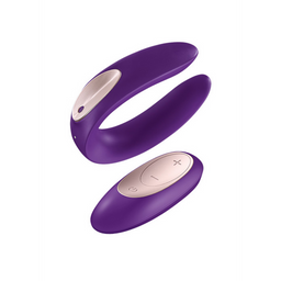 Satisfyer Double Plus - Remote Partner Vibrator - Paars (4049369015481)