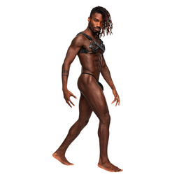 Male power Virgo - Imitatie Leren Harnas - One Size - Zwart (845830087162)