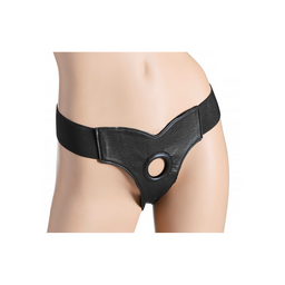 Xr brands Bella - Verstelbare Velours Gevoerde Strap-On Dildo (848518015495)