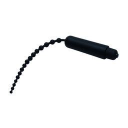 Xr brands Donkere Stang - Vibrerende Urethrale Geluid met Kralen (848518022455)