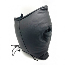 Red leather Gevoerde Leren Sensorische Kap - Zwart (3701019810587)