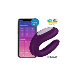 Satisfyer Double Joy - Partner Vibrator - Violet (4061504002408)