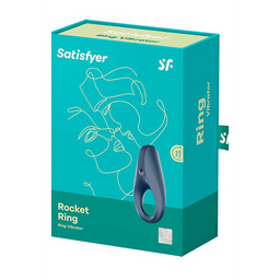 Satisfyer Rocket Ring - Vibrerende Cockring - Donkerblauw (4061504000879)