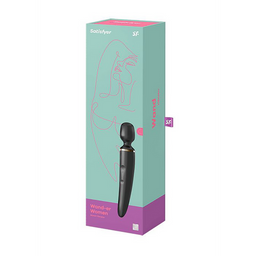 Satisfyer Wand-er Woman - Wand Vibrator - Zwart/Goud (4061504001203)
