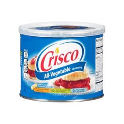 Crisco 12 Pack All-Vegetable Shortening - 16 oz / 453 gr (51500242506)