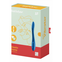 Satisfyer Elastic Game - Buigbare Multifunctionele Massager - Donkerblauw (4061504007649)