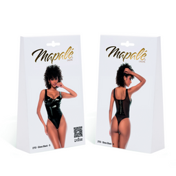 Mapalé Bodysuit - L - Glanzend Zwart (190602103886)