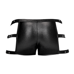 Male power Vulcan - Cut Out Cage Short - S/M - Zwart (845830085908)