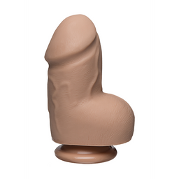 Doc johnson Fat D - Realistic FIRMSKYN Dildo met Ballen - 6 / 15 cm (782421073015)