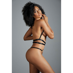 Allure Izabel - Open Teddy met Bandjes - One Size (883045919328)