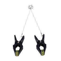 Doc johnson Hardwire Hangers - Zwart/Groen (782421093228)