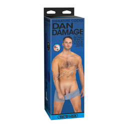 Doc johnson Dan Damage - Realistic ULTRASKYN Dildo - 10 / 25 cm - Vanille (782421090111)