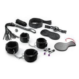 Crushious Master and Cummander - 11-delige Bondage Set - Zwart (799632355441)