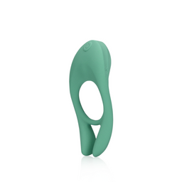 Loveline by shots Ultra Soft Silicone Pointed Cock Ring - Blauw Gras (8714273048998)