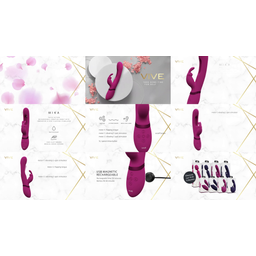 Vive by shots Mika - Triple Motor - Vibrerende Rabbit met Innovatieve G-Spot Flapper Stimulator - Roze (8714273051844)