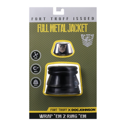 Doc johnson Volledige Metalen Jacket - Zwart (782421090562)