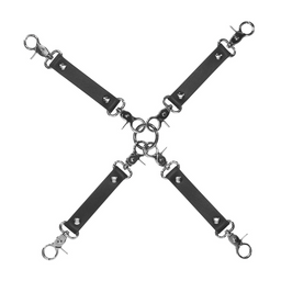 Ouch! by shots Venice Collectie - Hogtie Connectors - Zwart (8714273055897)