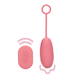 Loveline by shots Ultra Soft Siliconen Eivibrator met Afstandsbediening - Roze Arabesque (8714273049001)