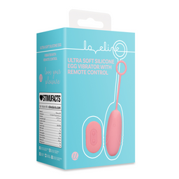 Loveline by shots Ultra Soft Siliconen Eivibrator met Afstandsbediening - Roze Arabesque (8714273049001)