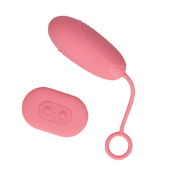 Loveline by shots Ultra Soft Siliconen Eivibrator met Afstandsbediening - Roze Arabesque (8714273049001)