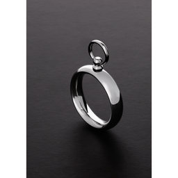 Steel by shots Donut Ring met O-ring - 0,6 x 0,3 x 50 / 15 x 8 x 50 mm (8714273781475)