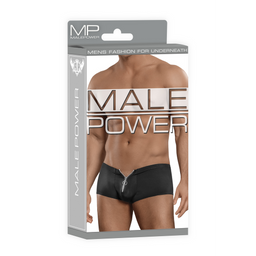 Male power Shorts met Rits - L/XL - Zwart (845830048682)