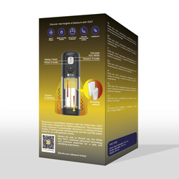 Snail vibe Ikon VOLT - Vibrerende Wrijvende Verwarmende Masturbator - Doorzichtig (8720615765799)