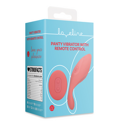Loveline by shots Panty Vibrator met Afstandsbediening - Brighto Rood (8714273049018)