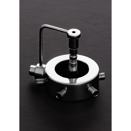 Steel by shots Spike Ring met P-Plug - 1 / 25mm (8714273782106)