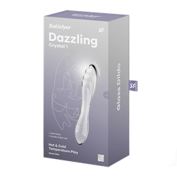 Satisfyer Dazzling Crystal 1 - Glas Dildo - Transparant (4061504045658)