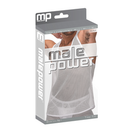 Male power Tanktop - S/M - Wit (845830082600)