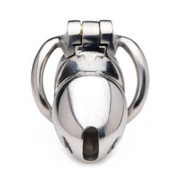Xr brands Rikers 24-7 - RVS Locking Chastity Cage (848518027979)