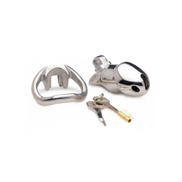 Xr brands Rikers 24-7 - RVS Locking Chastity Cage (848518027979)