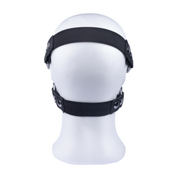 Red leather Leren Masker met Rits - Zwart (3662811296835)