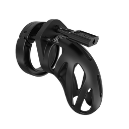 Mancage by shots Model 24 - Chastity Cage - 3.5'' / 9 cm - Zwart (8714273051240)