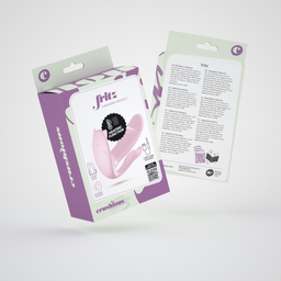 Crushious Fritz - Verwarmbare Draagbare Vibrator met Afstandsbediening - Pastelroze (7403254156593)