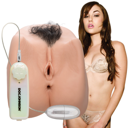 Doc johnson Vibrerende Diepe Penetratie Masturbator Pussy en Ass (782421930615)
