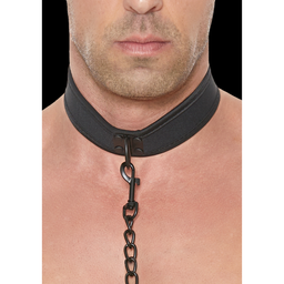 Ouch! by shots Neopreen Halsband met Leash (7423522584521)