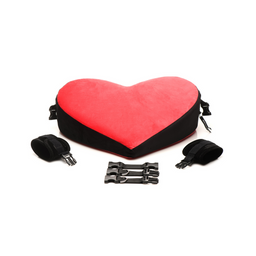 Xr brands Bondage Love Kussen - Zwart/Rood (848518054203)
