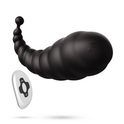 Crushious Cocoon - Oplaadbaar Vibrerend Ei met Afstandsbediening - Zwart (7403254157989)