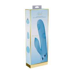 Vive by shots Fronda - G-Spot Vibrerende en Kloppende Blad Clitorisstimulator - Blauw (8714273059055)