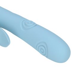 Vive by shots Fronda - G-Spot Vibrerende en Kloppende Blad Clitorisstimulator - Blauw (8714273059055)