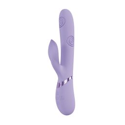 Vive by shots Fronda - G-Spot Vibrerende en Tikken Blad Clitorisstimulator - Lavendel (8714273059062)