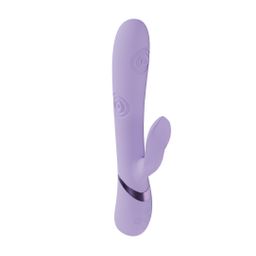 Vive by shots Fronda - G-Spot Vibrerende en Tikken Blad Clitorisstimulator - Lavendel (8714273059062)