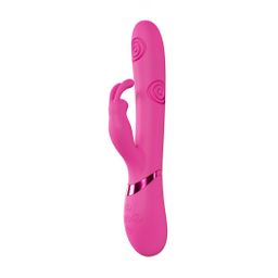 Vive by shots Mimi - G-Spot Vibrerende en Tikkende Konijn - Roze (8714273059017)