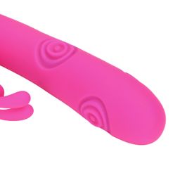 Vive by shots Mimi - G-Spot Vibrerende en Tikkende Konijn - Roze (8714273059017)