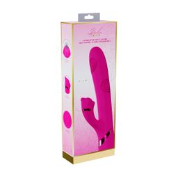 Vive by shots Fiore - G-Spot Air Wave Vibrerende en Kloppende Flared Clitorale Stimulator - Roze (8714273059048)