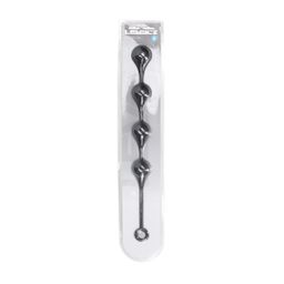 Levelz by shots Siliconen Waterdruppel Anale Ballen - XL - 50mm - Zwart (8714273069856)