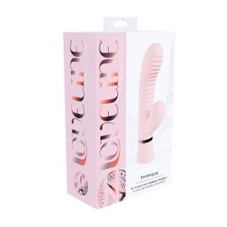 Loveline by shots Mystique - Geribbelde Konijnen Vibrator - Roze (8714273058485)