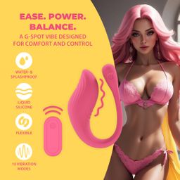 Loveline by shots Vibrerende G-Spot Vibe met Afstandsbediening - Roze (8714273026422)